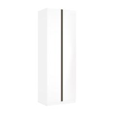 Imagem de Guarda Roupa 2 Portas 80cm Branco Com Branco Mat