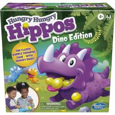 Imagem de Jogo de tabuleiro Hungry Hippos Dino Edition, pré-escolar, para maiores de 4 anos, 2 a 4 jogadores