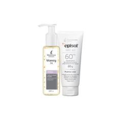 Imagem de Kit Anti-Manchas Mantecorp - Sabonete Líquido Facial e Protetor Solar 