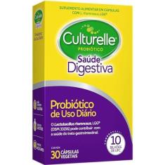 Imagem de Culturelle Probiótico Saúde Digestiva, Suplemento Alimentar Diário, Com Lactobacilos, Sem Glúten, Sem Lactose, 30 Cápsulas