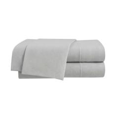 Imagem de Vellux Conjunto de lençóis King Size de malha de jérsei sólido de 4 peças - mistura de algodão - conjunto de lençóis sólidos - camiseta ultramacia e aconchegante - jogo de lençol - bolso profundo -