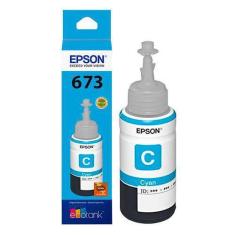 Imagem de Tinta Epson T673 T673220 Ciano | L805 L800 L810 L1800 L850 | Original 70ml