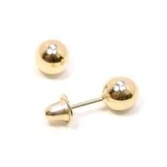 Imagem de Brinco em ouro  18k feminino - Bola 4 mm | Monte Blanco