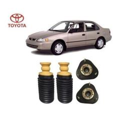 Imagem de 2 Kit Batente Coxim Amortecedor Dianteiro Toyota Corolla 1998 1999 2000 2001 2002