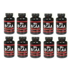 Imagem de Kit 10 Bcaa Ultra Concentrado 3000Mg 120Cápsulas- King Earth