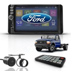 Imagem de Kit Central Multimídia Universal Mp5 2 Din Bluetooth Espelha Ford F400