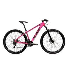 Imagem de Bicicleta Aro 29 Ksw 24 Marchas Freio Hidráulico e Trava, Rosa, Preto,