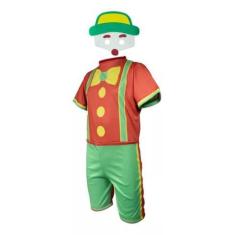 Imagem de Fantasia Infantil Roupa Palhaço Palhacinho com Máscara ( dos 12 meses 