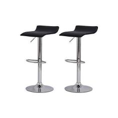 Imagem de Kit 2 Banquetas Belo Horizonte Preta