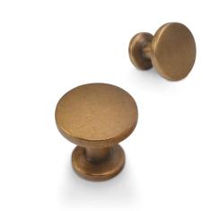 Imagem de POVEFONK Pacote com 10 maçanetas de armário de cozinha de latão antigo, maçanetas de gaveta vintage, bronze envelhecido, ferragens, puxadores de cozinha de liga de zinco, puxadores de gaveta,