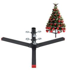 Imagem de Suporte de árvore de Natal para árvores artificiais, base de árvore de Natal ajustável para troncos de árvore de 0,7 a 1,1 polegadas, adequado para árvores de Natal de até 2,8 m, suporte de árvore