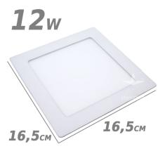 Imagem de Painel Plafon LED de embutir 12w 17 x 17cm 6000k branco frio st435