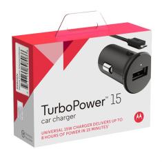 Imagem de Carregador Veicular Motorola Turbo Power 15w Com Cabo Micro Usb 
