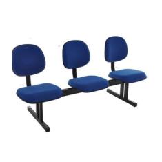 Imagem de Cadeira Executiva em longarina com 3 lugares Linha Robust - Design Off