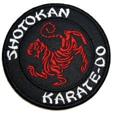 Imagem de Karate Shotokan Patch Bordado Fecho De Contato Para Uniforme