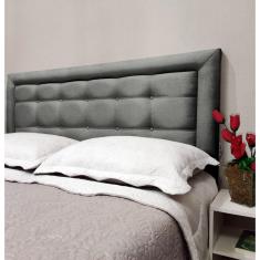 Imagem de Cabeceira Queen Veneza Luxo 10 Linho  160 X 120 cm rbl