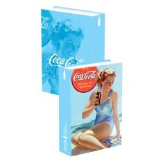 Imagem de Caixa Livro Madeira Coca Cola - Pin Up Lady In The Beach