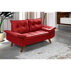 Imagem de Sofa Bariloche 2 Lugares Pés Em Madeira Essencial Estofados