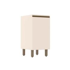 Imagem de Balcão De Cozinha Modulado Connect 1 Porta S/Tampo 40X52x81cm Off White - Henn