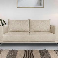 Imagem de Sofá Eliot 2 Lugares 160 Cm Linho Boucle Bege