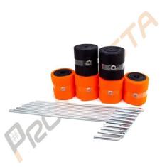 Imagem de Faixa de Marcação Beach Tennis PROTENISTA Bicolor c/ Fixadores