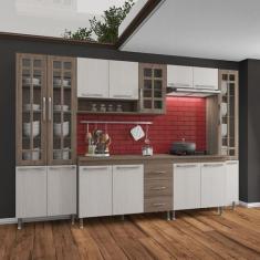 Imagem de Cozinha completa predilleta gabrieli modulada 6 pecas 295 cm 15 portas