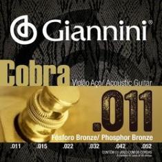 Imagem de Encordoamento Violao Giannini Geeflkf Bronze Fosforo 0.011