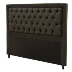 Imagem de Cabeceira Decorativa Centaurus 195 Para Cama King Sued Marrom Aradecor