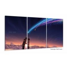Imagem de Quadro Decorativo Anime 3 peças 120x60 cm em tecido