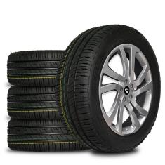 Imagem de Kit 4 Pneus 195/55R15 Remoldado