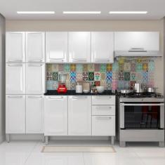 Imagem de Cozinha Completa 4 Peças 13 Portas 2 Gavetas Tarsila Itatiaia Branco
