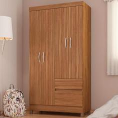 Imagem de Guarda-Roupa Lótus 4 Portas 2 Gavetas Amêndola Touch - Demóbile - Demo