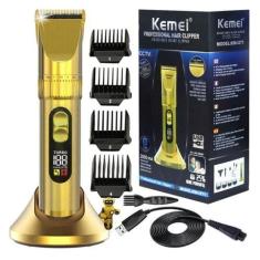 Imagem de Máquina De Cortar Cabelo Km-I271 Sem Fio Com Base De Carregamento É Pe