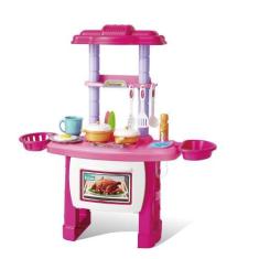 Imagem de Cozinha Divertida Brinquedo Kit Infantil Completa Master Chef com 43 P