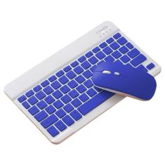 Imagem de Kit Mouse e Teclado Bluetooth Sem Fio - Cor Lavanda
