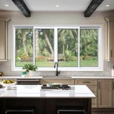 Imagem de Janela Elite 4 Folhas Moveis 100 X 150 Vidro Liso Branco