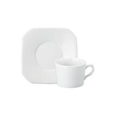 Imagem de Xicara Chá com Pires 200 ml Porcelana Schmidt - Mod. Tetra