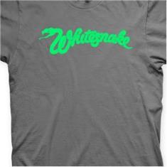 Imagem de Camiseta Whitesnake Chumbo e Verde em Silk 100% Algodão