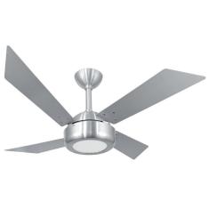Imagem de Ventilador de Teto Infinity Premium LED 3000K 4P mdf Prata 220V 1043