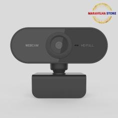 Imagem de Webcam Full HD 1080p Câmera Usb Com Microfone Visão 360° Para Computador e Notebook - maravilhastore