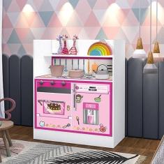 Imagem de Cozinha Infantil 2 Portas 1 Gaveta Magia Branco/rosa