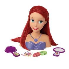 Imagem de Boneca Ariel Styling Head Princesas Disney Penteados 2043 - Baby Brink