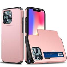 Imagem de Capa de telefone armadura para iphone 15 14 13 11 12 pro max xr x xs max 14plus carteira slide titular do cartão de crédito slot pára-choques, t3, para iphone 11