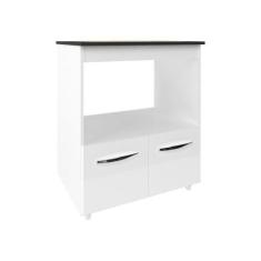 Imagem de Balcão Armário para Fogão Cooktop 5 Bocas e Forno Elétrico Cozinha Eve