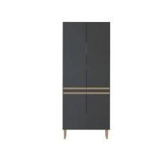 Imagem de Armário De Cozinha Paneleiro Duplo 80cm Linha Harmonia 03.0452 Semplic