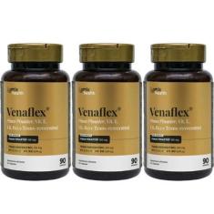 Imagem de 3x Venaflex - Vitamina b12 + Pinus Pinaster + Trans Resveratrol + Vit 
