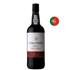 Imagem de Vinho do Porto Português Vieira de Sousa Porto Fine Ruby