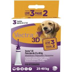Imagem de Vectra 3D para Cães de 25 a 40 Kg 4,7 mL - Leve 3 Pague 2