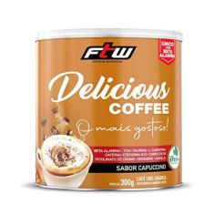 Imagem de Delicious Coffee (300g) - Capuccino - FTW Sports Nutrition, FTW Sports Nutrition