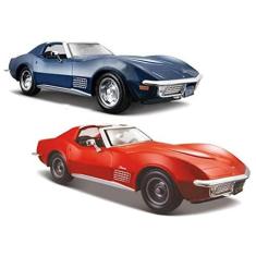 Imagem de Miniatura Corvette 1970 Azul Maisto 1/24